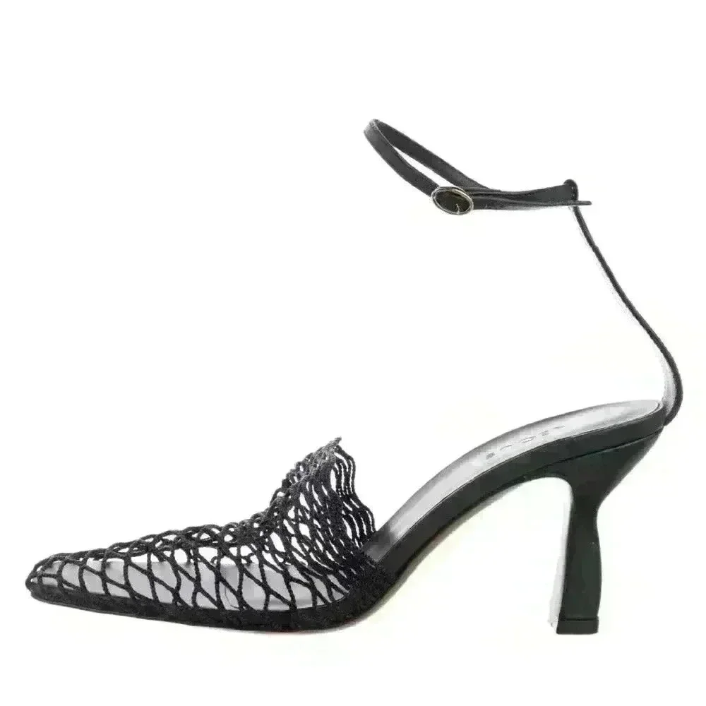 NEOUS Leather & Mesh Sandals